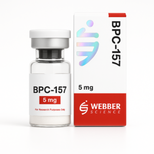 BPC-157 5 mg peptide vial by Webber Science