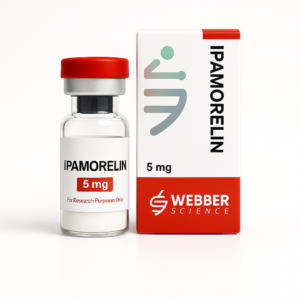 Ipamorelin 5 mg vial by Webber Science