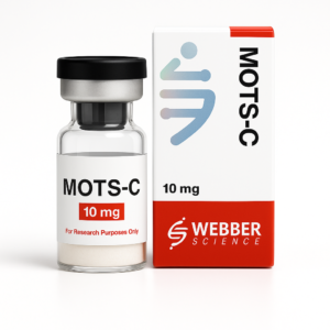 MOTS-C 10 mg peptide vial by Webber Science