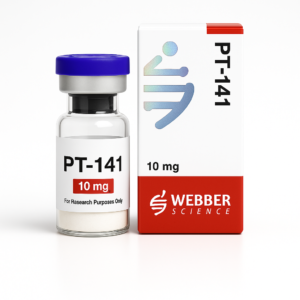 PT-141 10 mg peptide vial by Webber Science