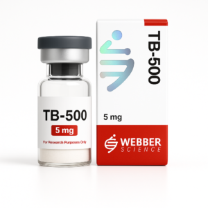 TB-500 5 mg peptide vial by Webber Science