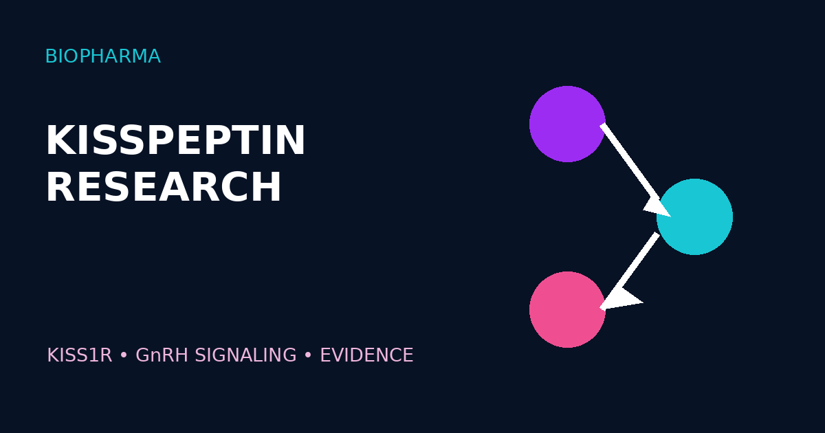 Kisspeptin research and GnRH signaling pathway illustration