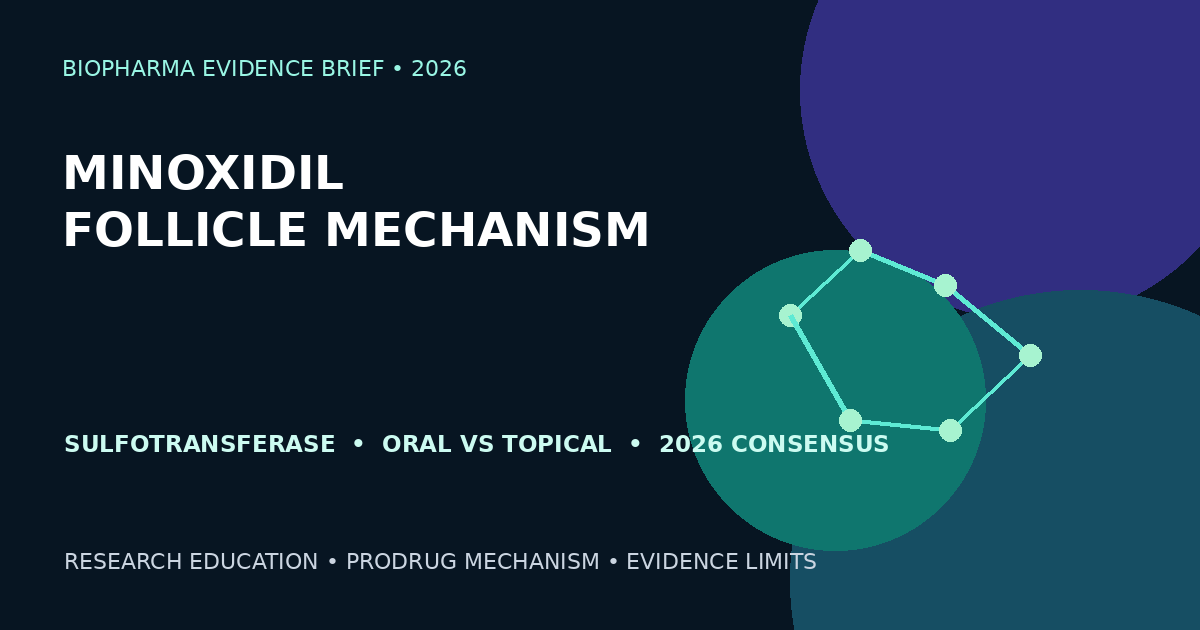 Minoxidil follicle mechanism research evidence illustration